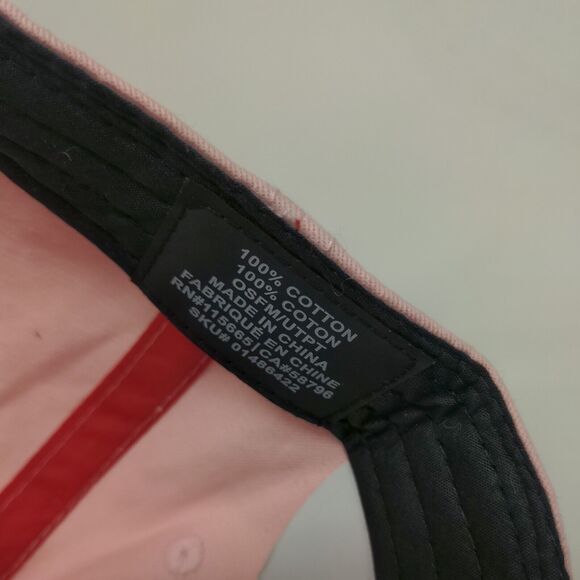 Harley Quinn Cat Ears Slideback Hat Pink OSFM Embroidered Birds Of Prey - Picture 8 of 9